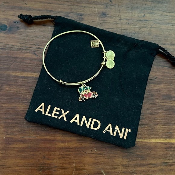 🎄 Alex and Ani Christmas Car Journey Bracelet +FREE GIFT! - Picture 2 of 4